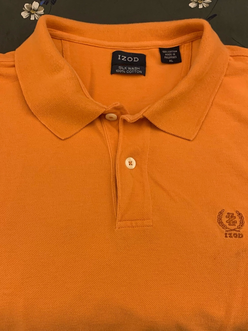 IZOD SS Silk Wash 100% Cotton 2 Button Polo